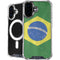 Brazil Flag Distressed iPhone 16 Plus MagSafe Case